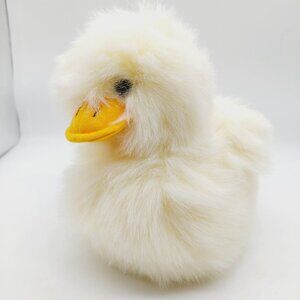 Heartwarmers Duck Chick 8"  Plush Easter Stuffed Animal Super Fluffy Yellow